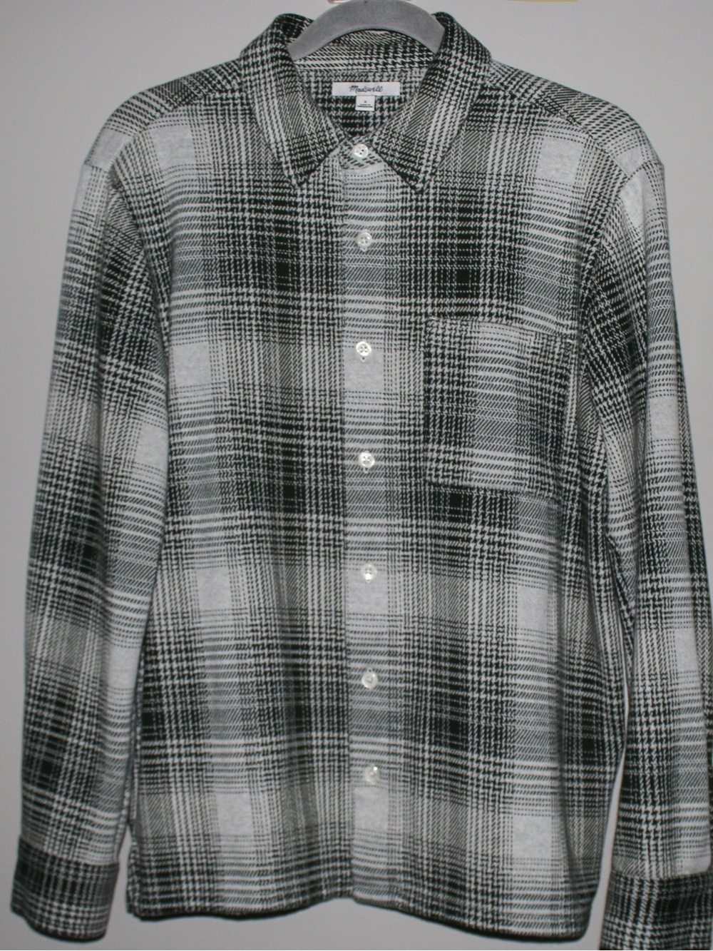 Madewell Men’s Forest Green Plaid Flannel